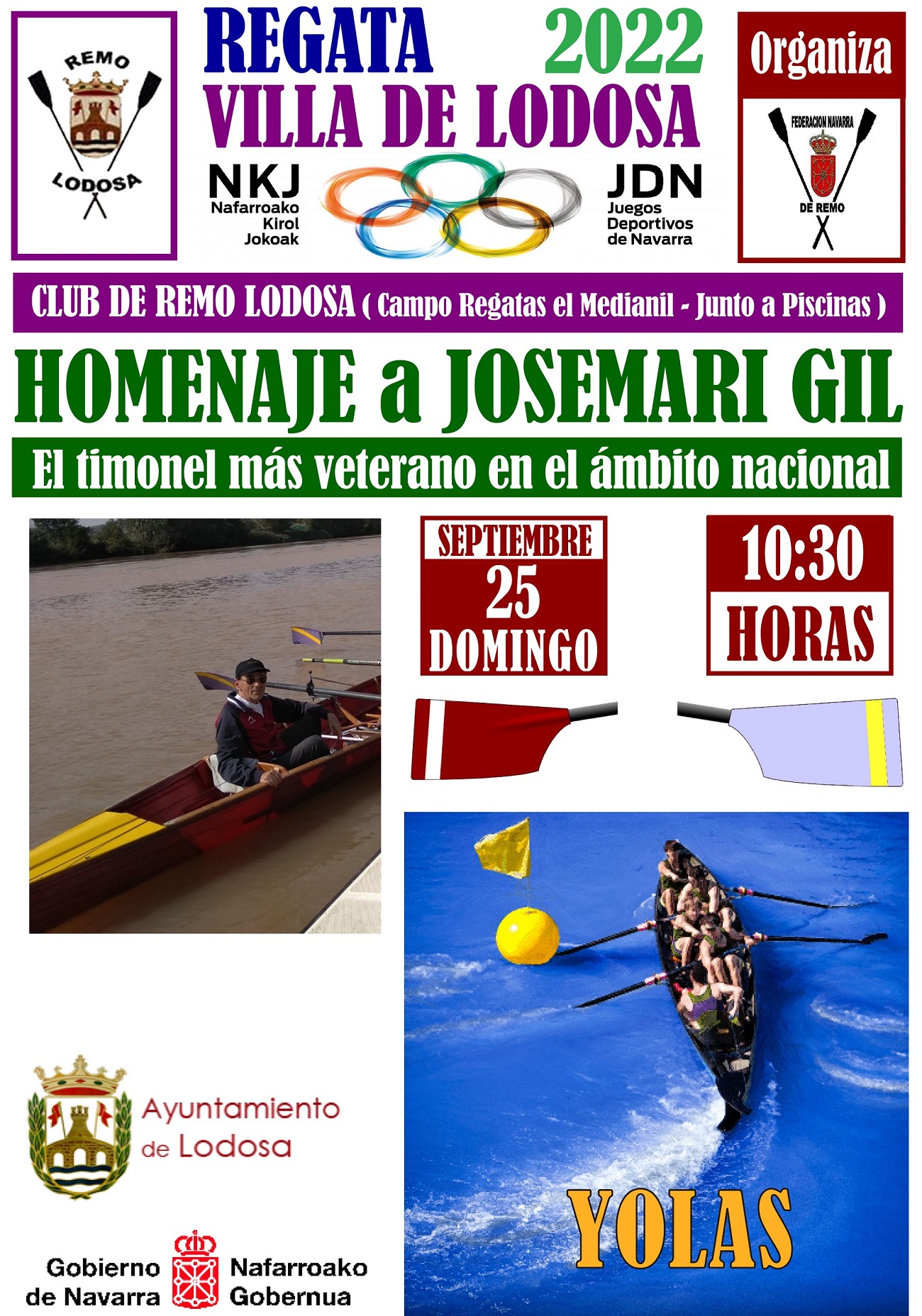 Nueva edici&oacute;n de la Regata Villa de Lodosa (25 de septiembre)